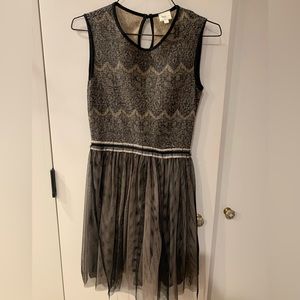 Anthropologie Weston Wear Dulcie Tulle Sleeveless Sweater Dress M